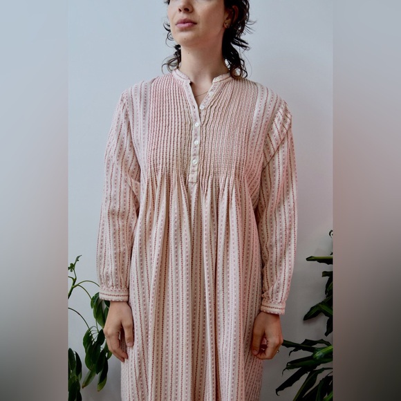 ◾️LL Bean Flannel Cotton Nightie Dress - Picture 3 of 10